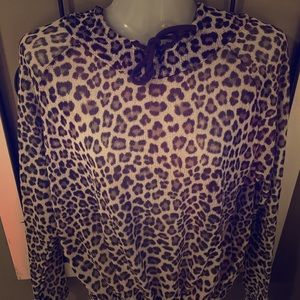 Chetah print throw over